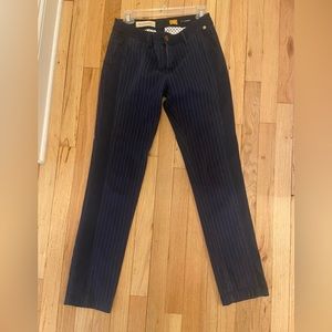 Pilcro navy pin stripe pants.  Size 26. Mid rise
